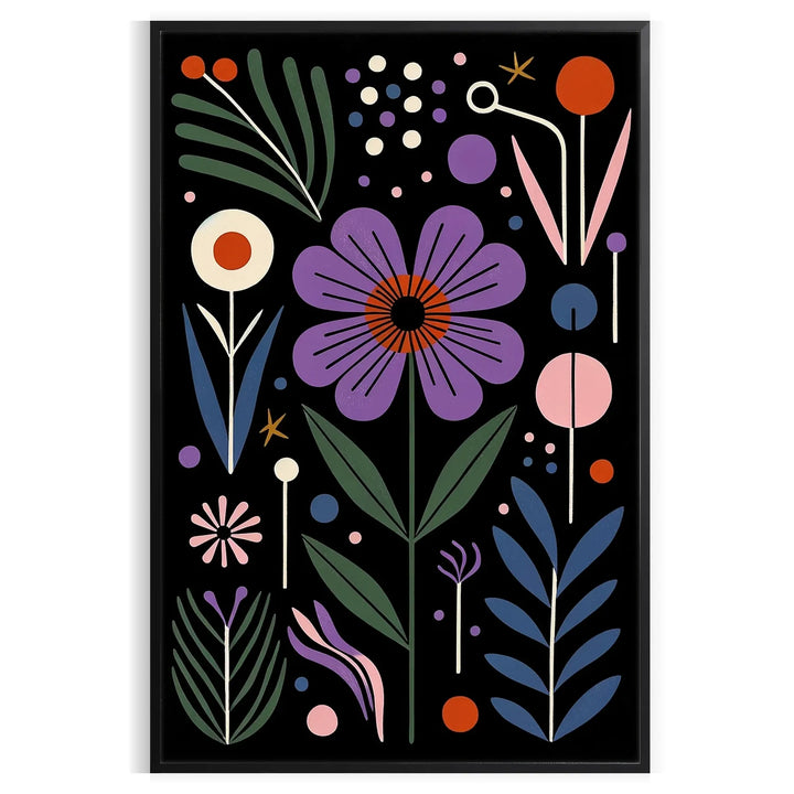 Botanical Flower Poster