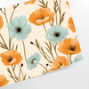 space botanical prints vintage poster vibrant green orange hues artwork perfect gift timeless elegance room sizes A4 cm A0 wall art collection today