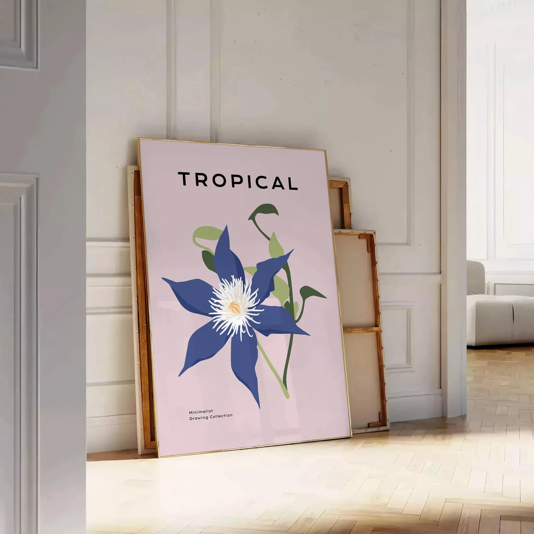 Botanical Art 6 Travel Poster High Quality Frame Premium Print Home Decor Color