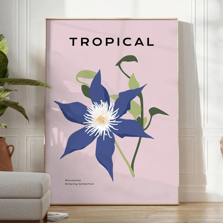 Botanical Art 6 Travel Poster High Quality Frame Premium Print Home Decor Color