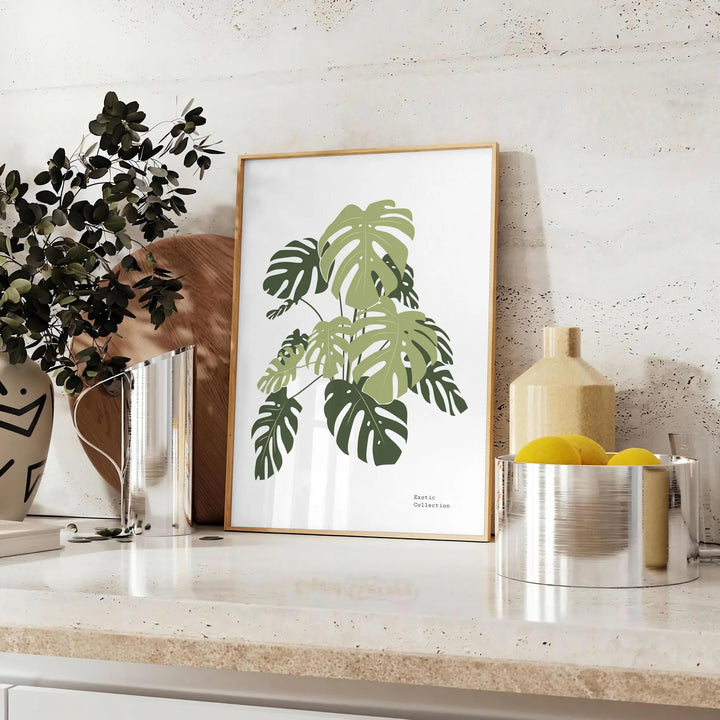 Botanical Art 7 Travel Poster High Quality Frame Premium Print Home Decor Color