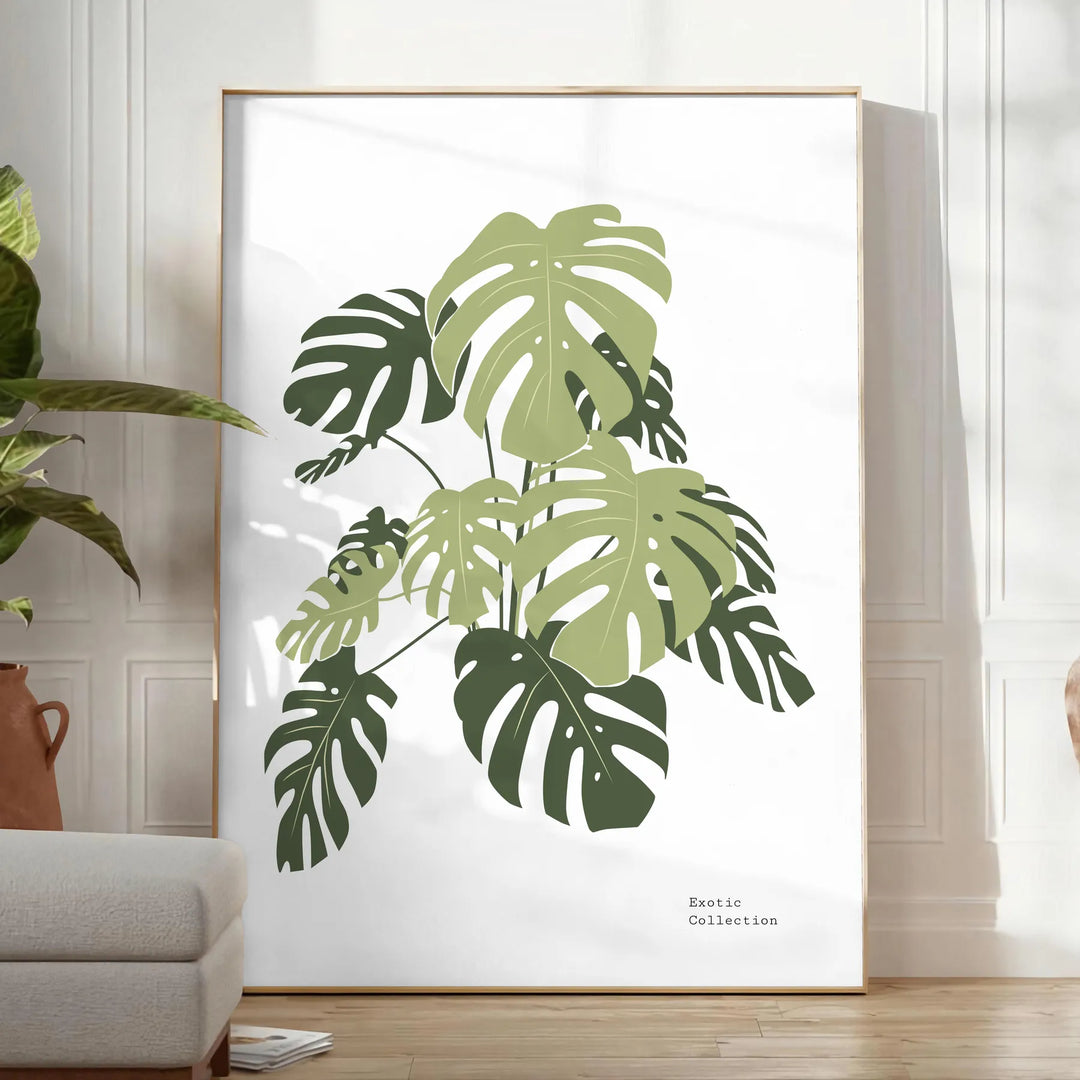 Botanical Art 7 Travel Poster High Quality Frame Premium Print Home Decor Color