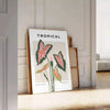 beauty botanical art Poster Maker stunning orange gray designs wall perfect gift nature lovers space exquisite prints available sizes such A4 cm A0