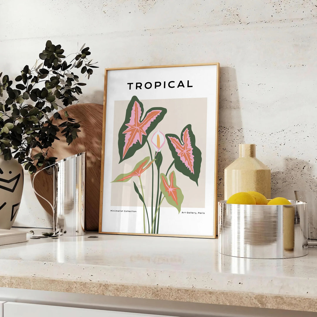 Botanical Art Print 17 Travel Poster High Quality Frame Premium Print Home Decor Color