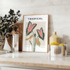 beauty botanical art Poster Maker stunning orange gray designs wall perfect gift nature lovers space exquisite prints available sizes such A4 cm A0