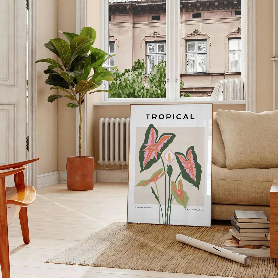 Botanical Art Print 17 Travel Poster High Quality Frame Premium Print Home Decor Color