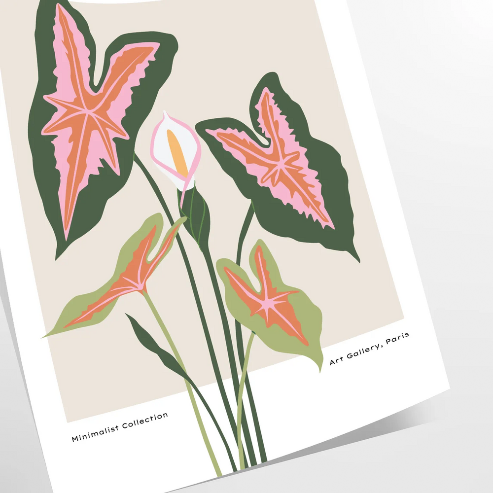 Botanical Art Print 17 Travel Poster High Quality Frame Premium Print Home Decor Color