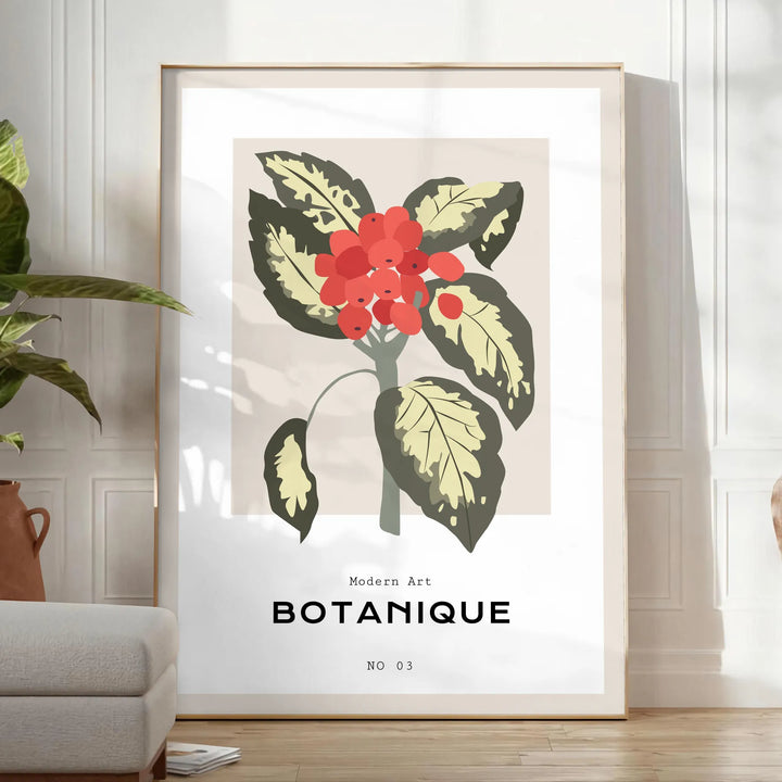 Botanical Art Print 19 Travel Poster High Quality Frame Premium Print Home Decor Color