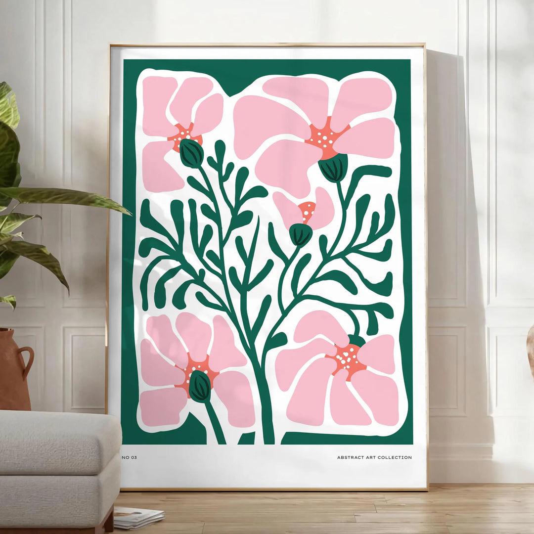 Botanical Art Print 2 Travel Poster High Quality Frame Premium Print Home Decor Color