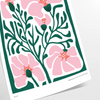 space stunning vintage botanical poster lush greens vibrant reds exquisite artwork perfect wall art nature lovers unique gift print timeless beauty frame