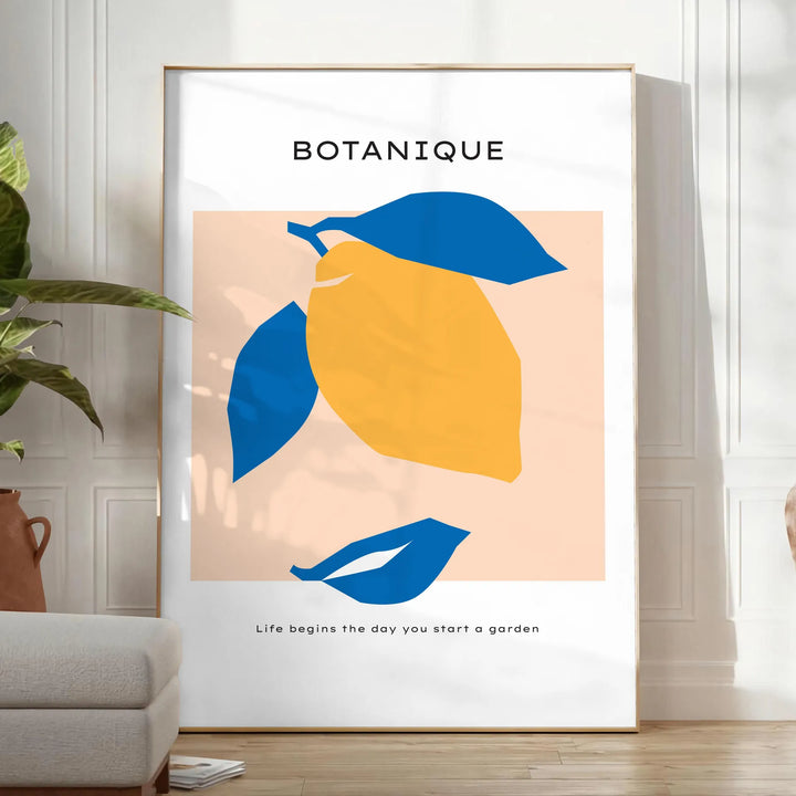 Botanical Art Print Travel Poster High Quality Frame Premium Print Home Decor Color