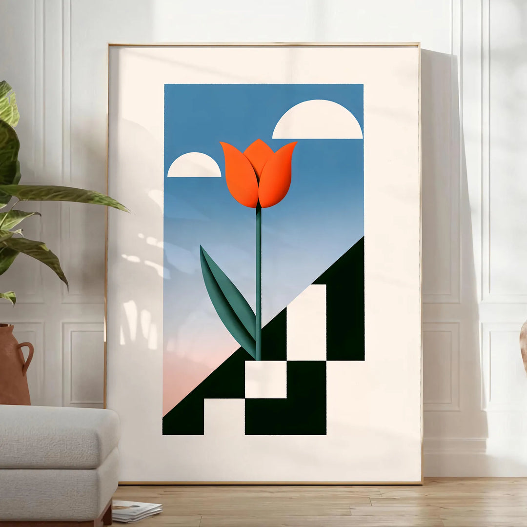 Botanical Flower Poster 2 Travel Poster High Quality Frame Premium Print Home Decor Color