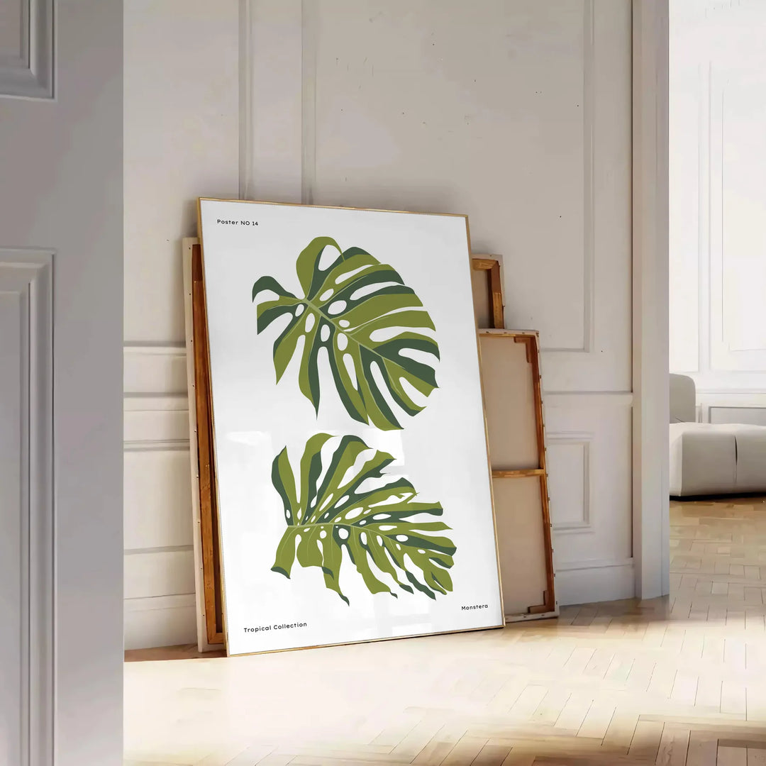 Botanical Wall Art 4 Travel Poster High Quality Frame Premium Print Home Decor Color