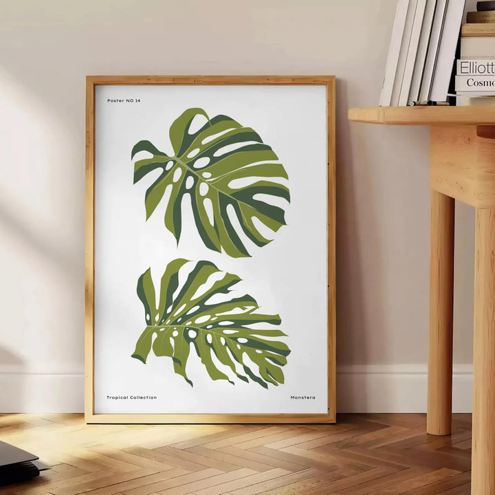 Botanical Wall Art 4 Travel Poster High Quality Frame Premium Print Home Decor Color