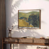 charm Britain stunning travel poster elegant gray green hues wall art thoughtful gift print exquisite addition space decor artwork available A4 cm