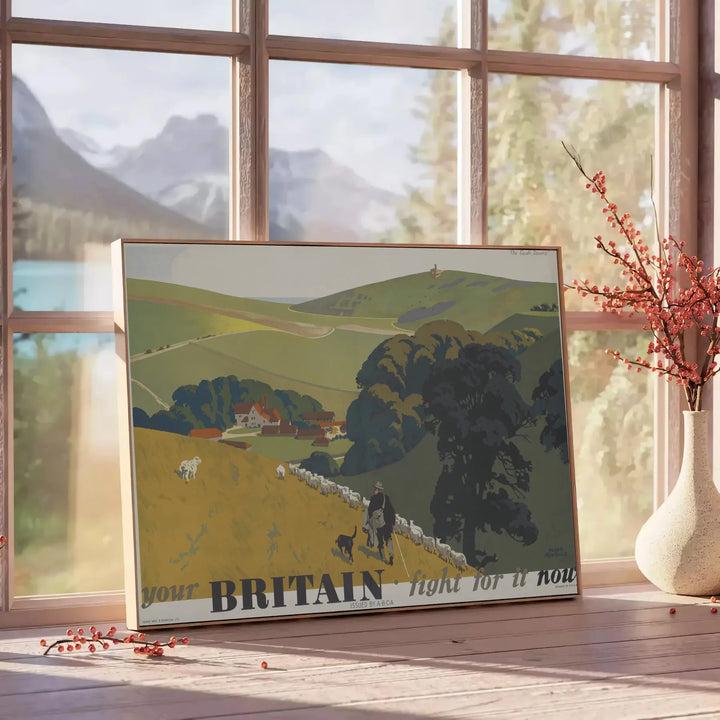 Britain Travel Poster Poster Travel Poster High Quality Frame Premium Print Home Decor Color