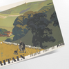 charm Britain stunning travel poster elegant gray green hues wall art thoughtful gift print exquisite addition space decor artwork available A4 cm