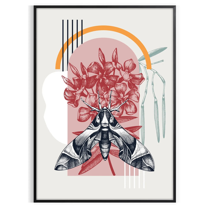 Art mural animal papillon