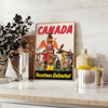 beauty Canada vibrant Vacations Unlimited poster black orange tones perfect wall art lovers unique gift space stunning print sizes A4 cm A0