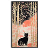 love feline elegance cat poster sleek black vibrant green hues perfect lovers art enthusiasts unique gift stylish wall space unframed version artwork