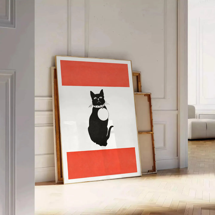 Cat4 Animal Print 2 Travel Poster High Quality Frame Premium Print Home Decor Color