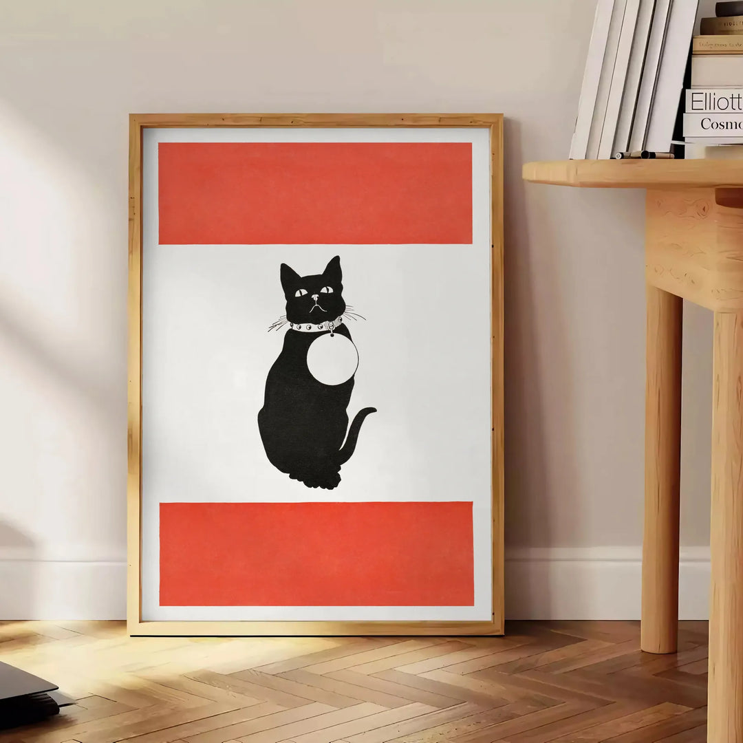 Cat4 Animal Print 2 Travel Poster High Quality Frame Premium Print Home Decor Color