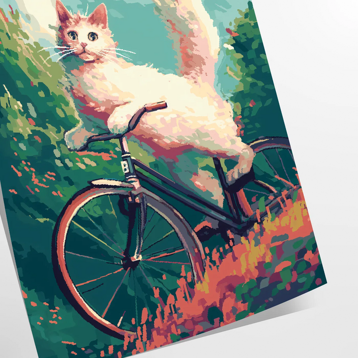 Cat 3 Wildlife Art Print Travel Poster High Quality Frame Premium Print Home Decor Color