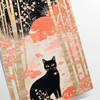 love feline elegance cat poster sleek black vibrant green hues perfect lovers art enthusiasts unique gift stylish wall space unframed version artwork