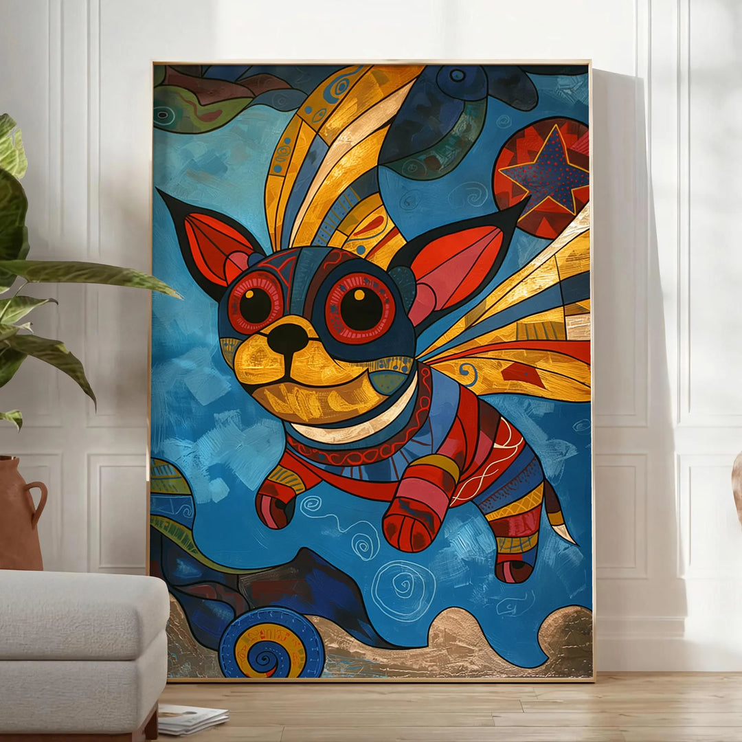 Cat Animal Wall Print 2 Travel Poster High Quality Frame Premium Print Home Decor Color