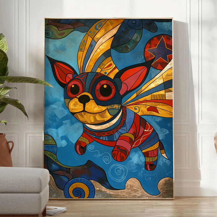 Cat Animal Wall Print 2 Travel Poster High Quality Frame Premium Print Home Decor Color