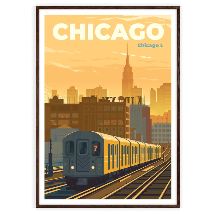 Affiche d’art mural imprimé Chicago