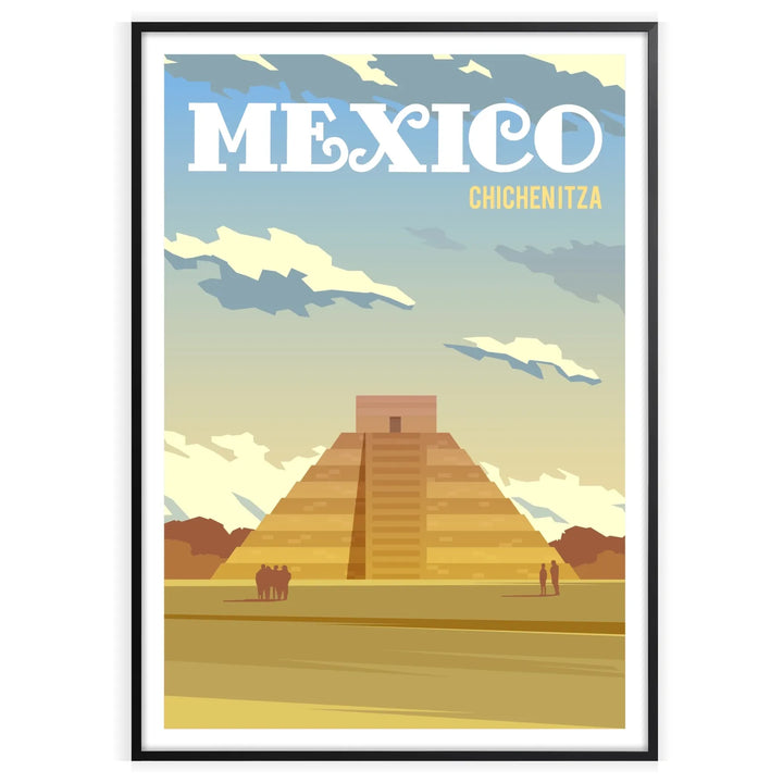 Chichenitza Print Mexique Affiche d’art mural