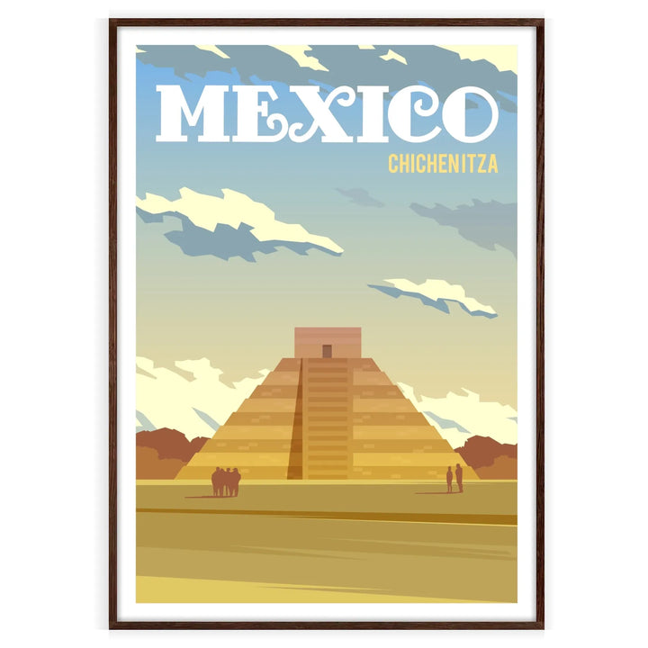 Chichenitza Print Mexique Affiche d’art mural