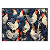 space captivating Chicken Wildlife poster gray black hues artwork perfect stylish wall art piece thoughtful gift range sizes A4 cm A0