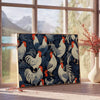 space captivating Chicken Wildlife poster gray black hues artwork perfect stylish wall art piece thoughtful gift range sizes A4 cm A0