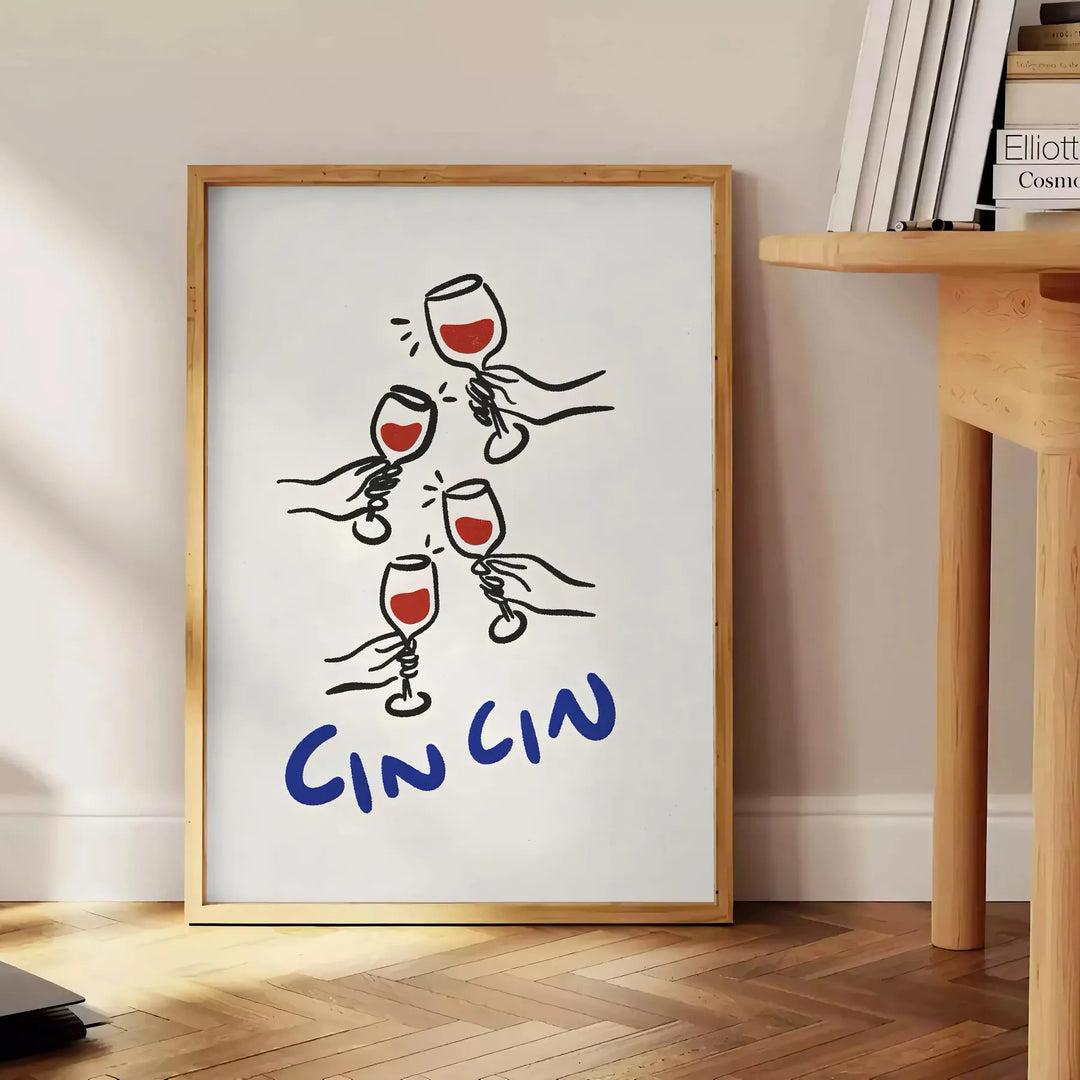 Cin Kitchen Popular Art Print Travel Poster High Quality Frame Premium Print Home Decor Color