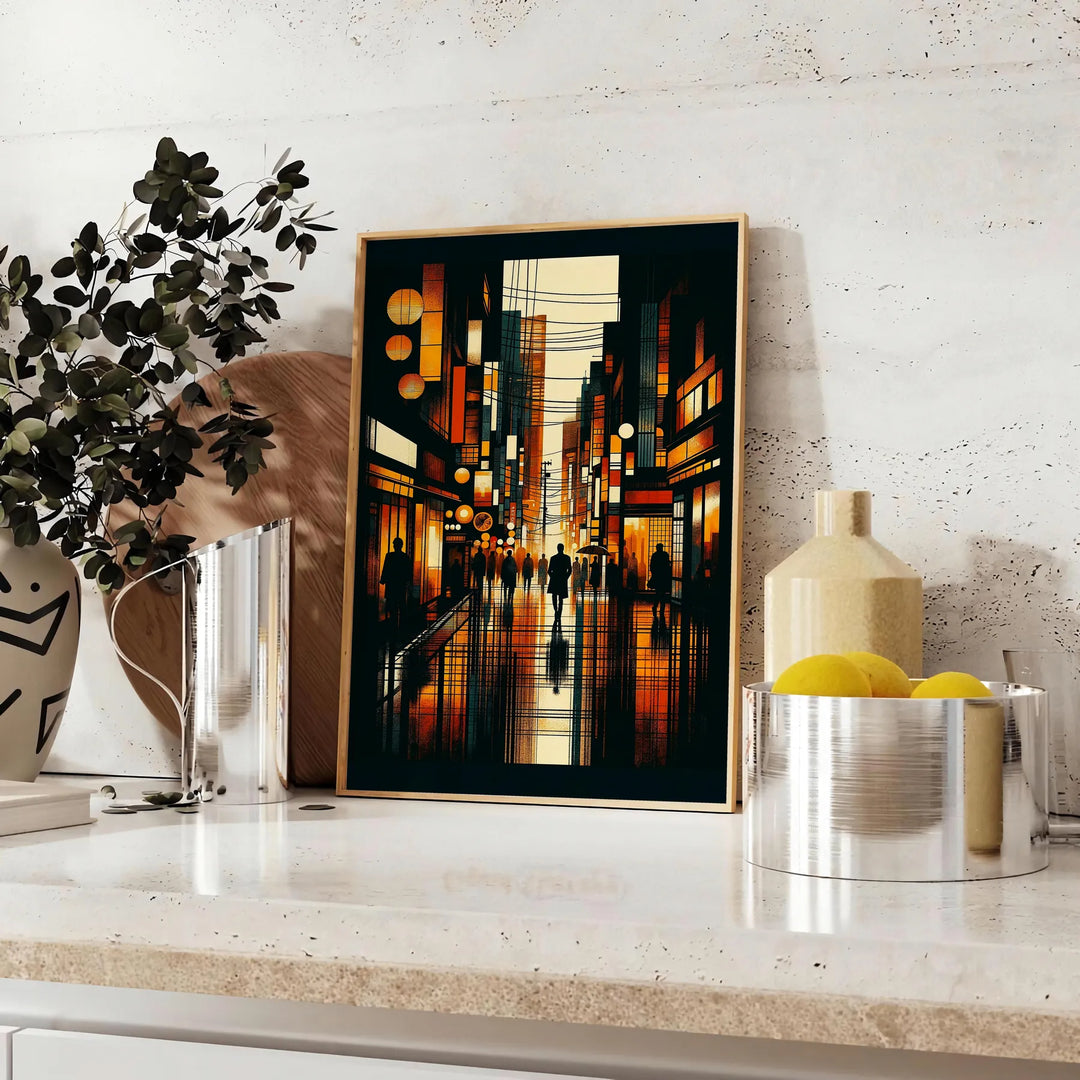 City Japan Art 1 Travel Poster High Quality Frame Premium Print Home Decor Color