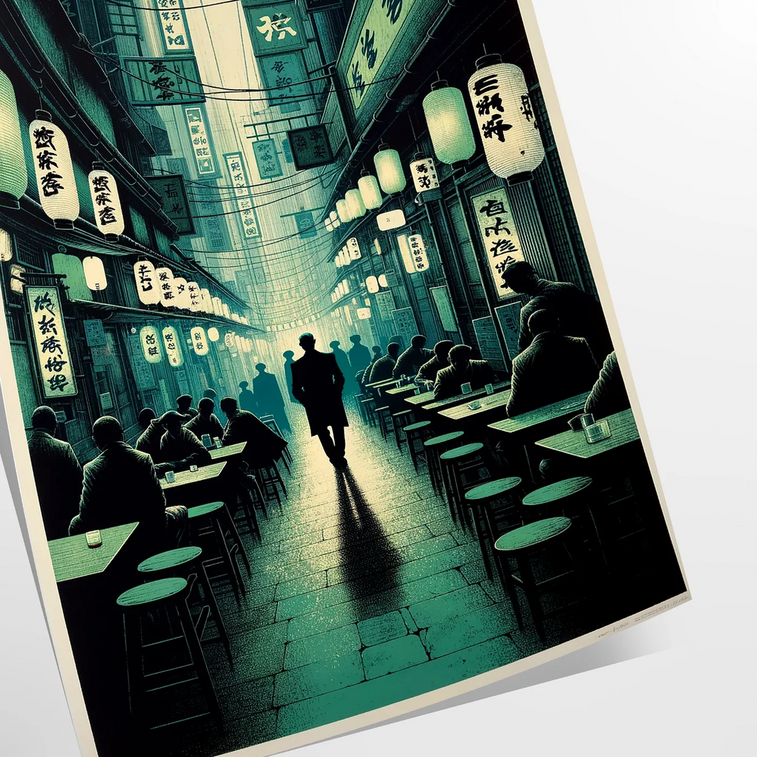 City Japan Art Travel Poster High Quality Frame Premium Print Home Decor Color