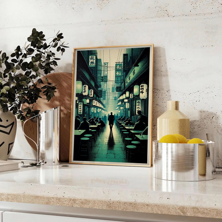 City Japan Art Travel Poster High Quality Frame Premium Print Home Decor Color