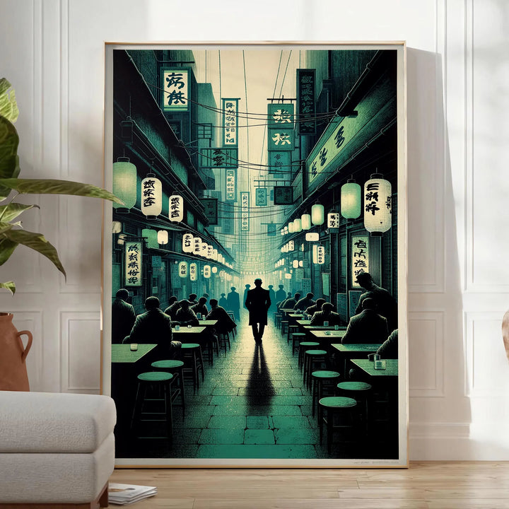 City Japan Art Travel Poster High Quality Frame Premium Print Home Decor Color