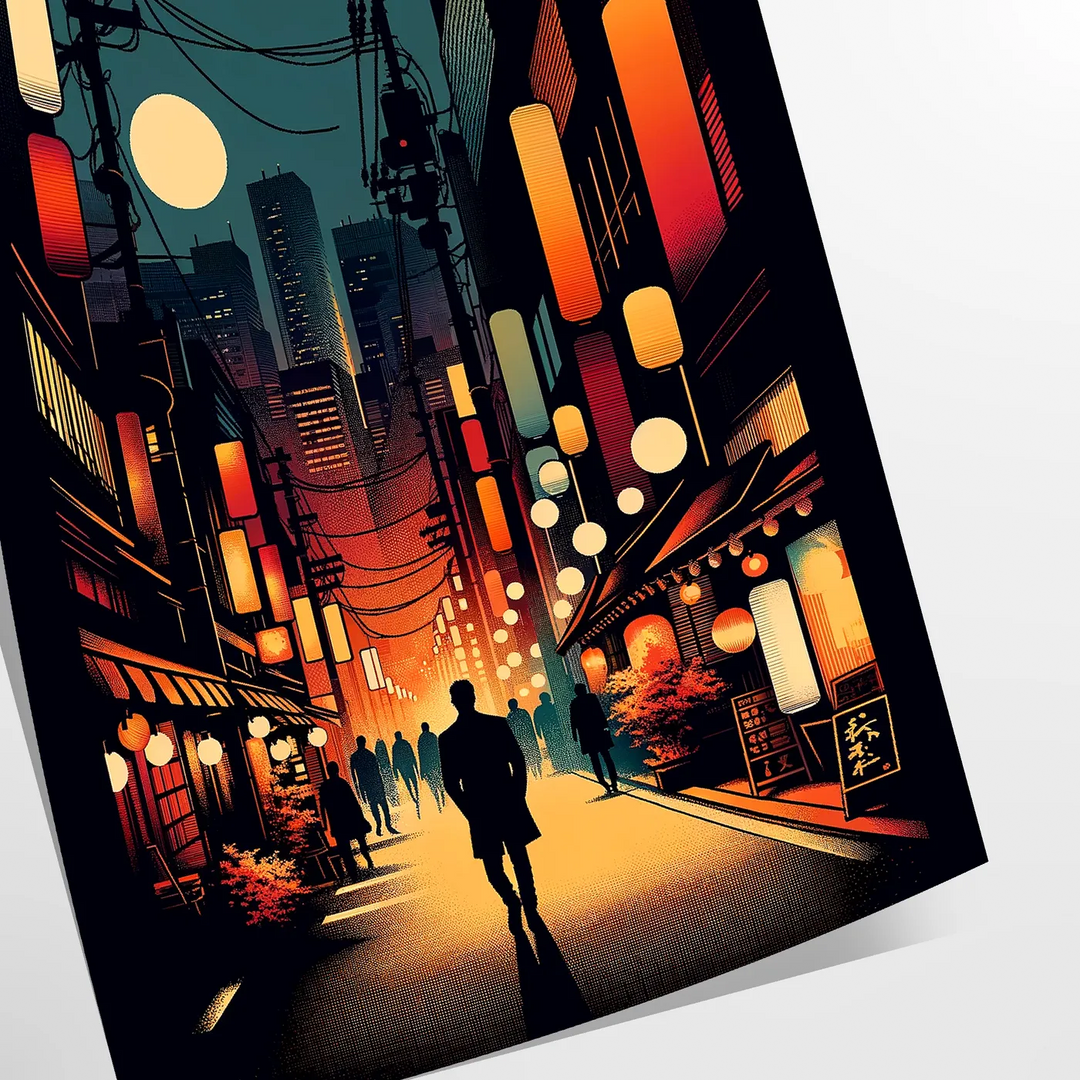 City Japan Poster 2 Travel Poster High Quality Frame Premium Print Home Decor Color