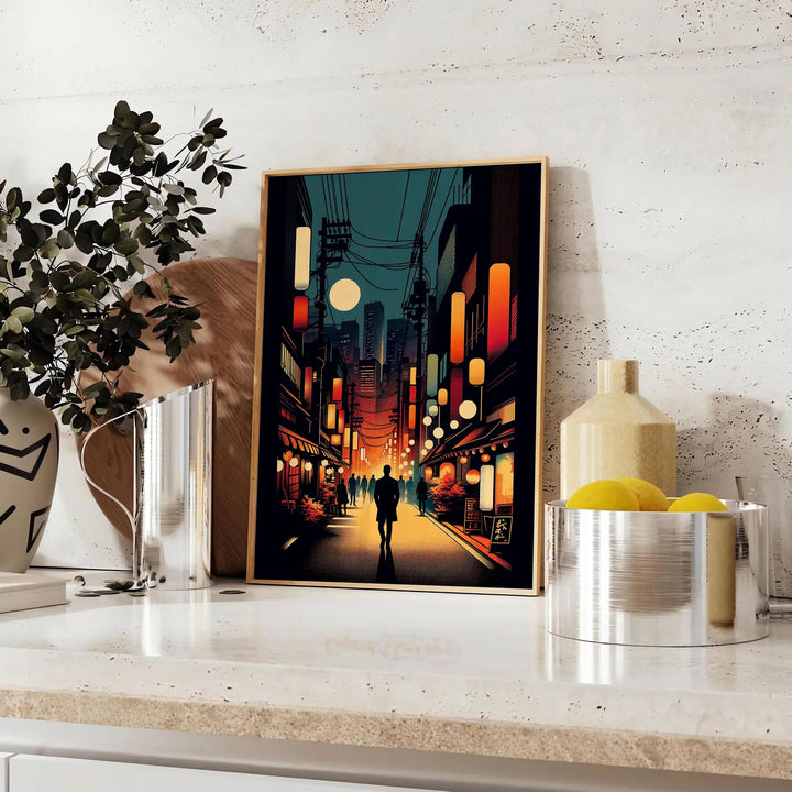 City Japan Poster 2 Travel Poster High Quality Frame Premium Print Home Decor Color