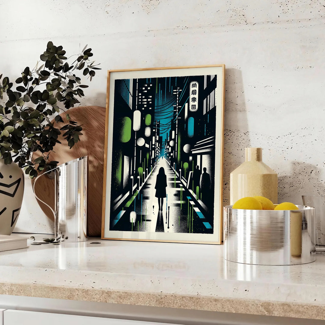 City Japan Poster Travel Poster High Quality Frame Premium Print Home Decor Color