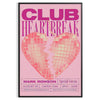 Affiche exclusive Club Motivation Rupture Cœur un mélange parfait gris violet motif plaisir modèle encadré