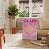 Affiche exclusive Club Motivation Rupture Cœur un mélange parfait gris violet motif plaisir modèle encadré
