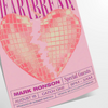 Affiche exclusive Club Motivation Rupture Cœur un mélange parfait gris violet motif plaisir modèle encadré