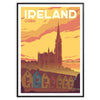 charm Cobh Ireland captivating poster white purple hues stunning wall art piece thoughtful gift occasion space unique print decor style