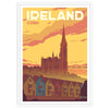 charm Cobh Ireland captivating poster white purple hues stunning wall art piece thoughtful gift occasion space unique print decor style