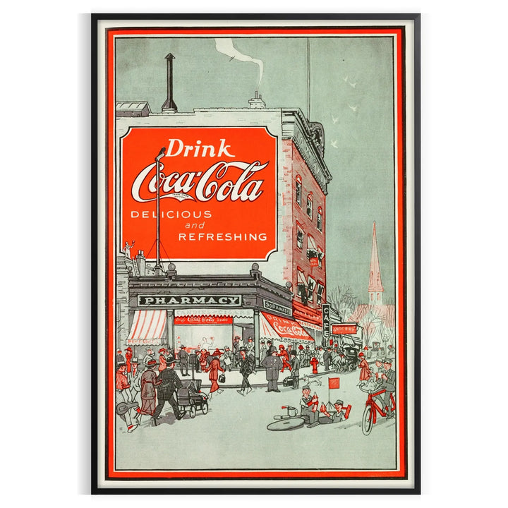 Coca Cola Pub Wall Print