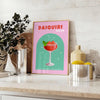 space vibrant zest cocktail daiquiri captivating poster lush green citrus orange wall art print ideal gift lovers enthusiasts frame decor needs